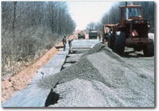 Geoweb Road Project Aggregate Infill